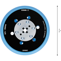 BOSCH Podložné brusné talíře EXPERT univerzální multiděrované 125 mm,, tvrdé 2608900005