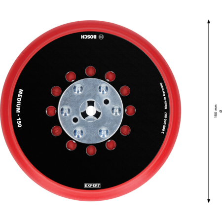 BOSCH Podložné brusné talíře EXPERT univerzální multiděrované 150 mm, střední 2608900007