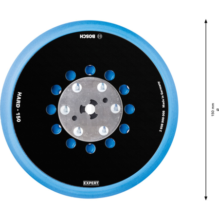 BOSCH Podložné brusné talíře EXPERT univerzální multiděrované 150 mm, tvrdé 2608900008