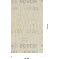 BOSCH Brusné mřížky EXPERT M480 pro vibrační brusky 80 × 133 mm, P120, 10 ks 2608900736