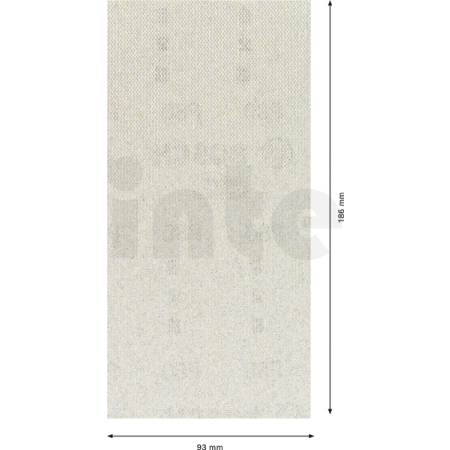 BOSCH Brusná mřížka EXPERT M480 pro vibrační brusky 93 × 186 mm, G 80, 50 ks 2608900752