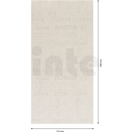 BOSCH Brusná mřížka EXPERT M480 pro vibrační brusky 115 × 230 mm, G 80, 10 ks 2608900761