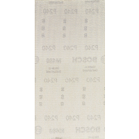 BOSCH Brusná mřížka EXPERT M480 pro vibrační brusky 115 × 230 mm, G 240, 10 ks 2608900767