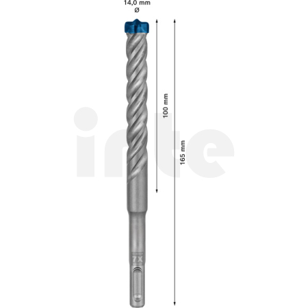 BOSCH Vrták do kladiv EXPERT SDS plus-7X, 14 × 100 × 165 mm 2608900119