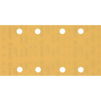 BOSCH Brusný papír EXPERT C470 s 8 otvory pro vibrační brusky 93 × 186 mm, G 400, 10 ks 2608900859