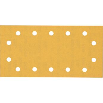 BOSCH Brusný papír EXPERT C470 se 14 otvory pro vibrační brusky 115 × 230 mm, G 240, 10 ks 2608900865
