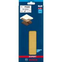 BOSCH Brusný papír EXPERT C470 bez otvorů pro vibrační brusky 93 × 230 mm, G 320, 10 ks 2608900867