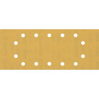 BOSCH Brusný papír EXPERT C470 se 14 otvory pro vibrační brusky 115 × 280 mm, G 320, 10 ks 2608900869