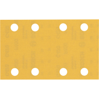 BOSCH Brusné papíry EXPERT C470 s 8 otvory pro vibrační brusky 80 × 133 mm, P400, 10 ks 2608900885