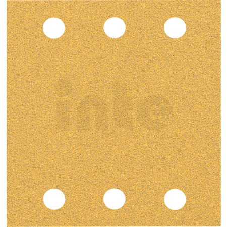 BOSCH Brusný papír EXPERT C470 se 6 otvory pro vibrační brusky 115 × 107 mm, G 60, 10 ks 2608900891