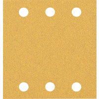 BOSCH Brusný papír EXPERT C470 se 6 otvory pro vibrační brusky 115 × 107 mm, G 60, 10 ks 2608900891