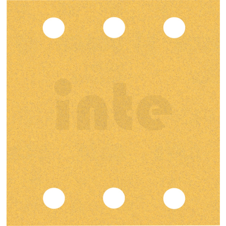 BOSCH Brusný papír EXPERT C470 se 6 otvory pro vibrační brusky 115 × 107 mm, G 120, 10 ks 2608900893