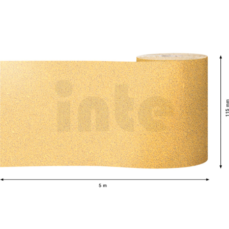 BOSCH Role brusného papíru EXPERT C470 pro ruční broušení 115 mm, 5 m, P60 2608900897