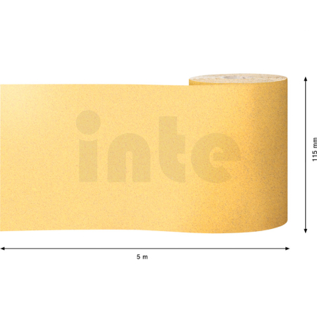 BOSCH Role brusného papíru EXPERT C470 pro ruční broušení 115 mm, 5 m, G 120 2608900899