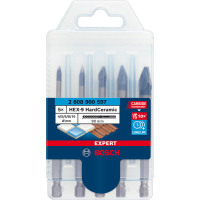 BOSCH 5dílná sada vrtáků do dlažby EXPERT HEX-9 HardCeramic 4/5/6/8/10 mm 2608900597