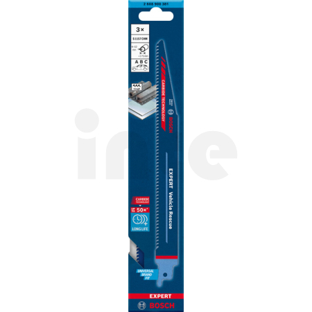BOSCH Pilové listy do pily ocasky EXPERT Vehicle Rescue S 1157 CHM, 3 ks 2608900381