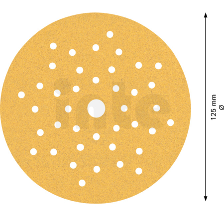 BOSCH Brusné papíry EXPERT C470 s multiděrováním pro excentrické brusky 125 mm, P100, 5 ks 2608901095