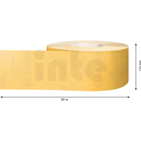 BOSCH Role brusného papíru EXPERT C470 pro ruční broušení 115 mm × 50 m, P400 2608900985