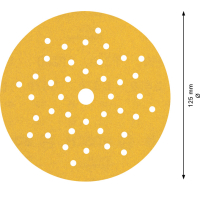 BOSCH Sada brusných papírů EXPERT C470 s více otvory pro vibrační brusky 125 mm, G 60/120/240, 6 ks 2608901101