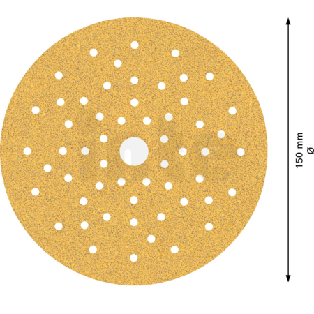 BOSCH Brusný papír EXPERT C470 s více otvory pro vibrační brusky 150 mm, G 60 5 ks 2608901103