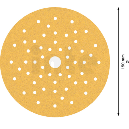 BOSCH Brusný papír EXPERT C470 s více otvory pro vibrační brusky 150 mm, G 100 5 ks 2608901105