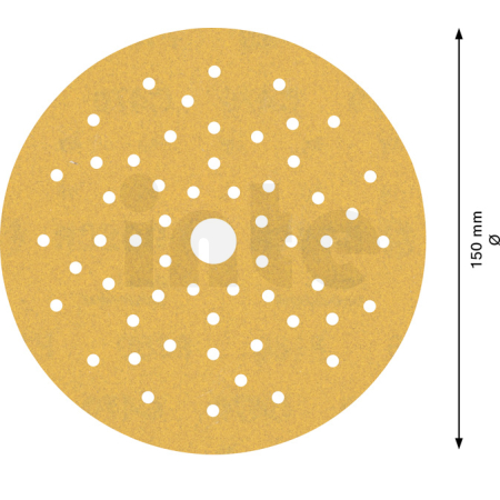 BOSCH Brusný papír EXPERT C470 s více otvory pro vibrační brusky 150 mm, G 180 5 ks 2608901107