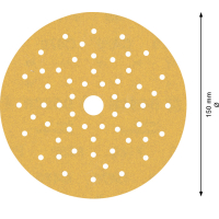 BOSCH Brusný papír EXPERT C470 s více otvory pro vibrační brusky 150 mm, G 180 5 ks 2608901107