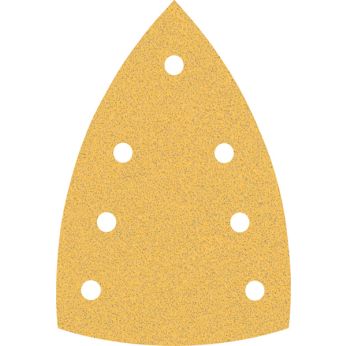 BOSCH Brusný papír EXPERT C470 se 7 otvory pro multifunkční pily 100 × 150 mm, G 80, 10 ks 2608901116