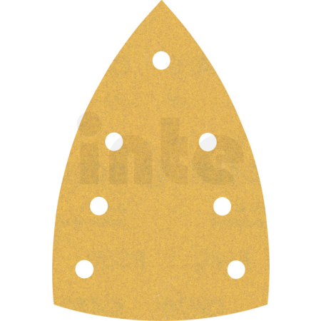 BOSCH Brusný papír EXPERT C470 se 7 otvory pro multifunkční pily 100 × 150 mm, G 180, 10 ks 2608901118