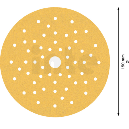 BOSCH Brusný papír EXPERT C470 s více otvory pro vibrační brusky 150 mm, G 150 50 ks 2608901140