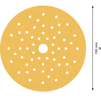 BOSCH Brusný papír EXPERT C470 s více otvory pro vibrační brusky 150 mm, G 150 50 ks 2608901140