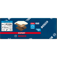 BOSCH Brusný papír EXPERT C470 s více otvory pro vibrační brusky 150 mm, G 220 50 ks 2608901142