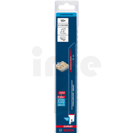 BOSCH Pilový list do pily ocasky EXPERT Hard Nail Pallets S1122CHM, 10 ks 2608900388