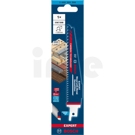BOSCH Pilový list do pily ocasky EXPERT Wood with Metal Demolition S967XHM 1 ks 2608900396