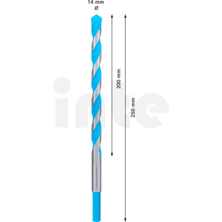 BOSCH Víceúčelový vrták EXPERT CYL-9 MultiConstruction, 14 × 200 × 250 mm 2608901488