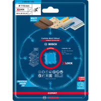 BOSCH Víceúčelové řezné kotouče EXPERT Carbide Multi Wheel X-LOCK 115 mm, 22,23 mm 2608901192
