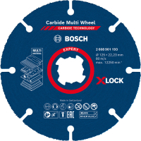 BOSCH Víceúčelový řezný kotouč EXPERT Carbide Multi Wheel X-LOCK 125 mm, 22,23 mm 2608901193