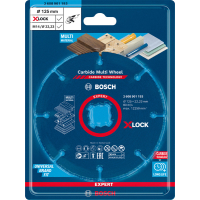 BOSCH Víceúčelový řezný kotouč EXPERT Carbide Multi Wheel X-LOCK 125 mm, 22,23 mm 2608901193