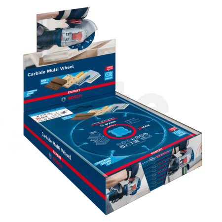 BOSCH Víceúčelové řezné kotouče EXPERT Carbide Multi Wheel X-LOCK 115 mm, 22,23 mm, 10 ks 2608901194