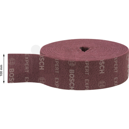 BOSCH Role brusného rouna EXPERT N880 pro ruční broušení 100 mm × 10 m, Very Fine A 2608901224