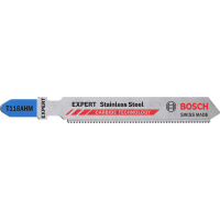 BOSCH Pilový plátek pro přímočaré pily EXPERT Stainless Steel T118AHM, 3 ks 2608900561