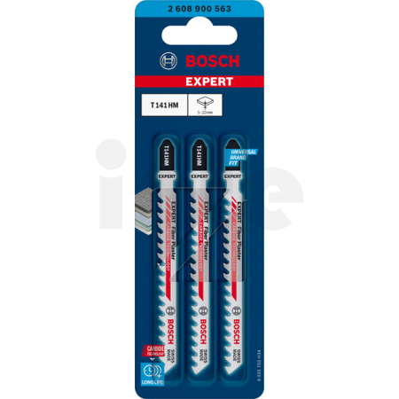 BOSCH Pilový plátek T 141 HM EXPERT Fiber Plaster, 3 ks 2608900563