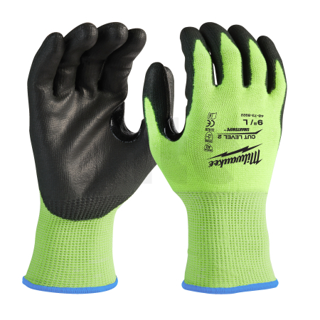 MILWAUKEE Reflexní rukavice s třídou ochrany proti proříznutí B - 9/L- 1ks 4932479923