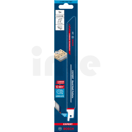 BOSCH Pilový list do pily ocasky EXPERT Hard Nail Pallets S1122CHM, 1 ks 2608900387