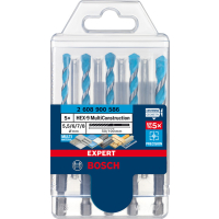 BOSCH 5dílná sada vrtáků EXPERT HEX-9 MultiConstruction 5,5/6/6/7/8 mm 2608900586