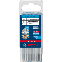 BOSCH Spirálový vrták EXPERT CYL-9 MultiConstruction 5 × 50 × 85 mm, 10 ks 2608900638