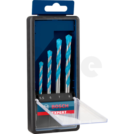 BOSCH 4dílná sada vrtáků EXPERT MultiConstruction CYL-9 5,5/6/7/8 mm 2608900646
