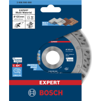 BOSCH Diamantový řezný kotouč EXPERT MultiMaterial 125 × 22,23 × 2,2 × 12 mm 2608900660