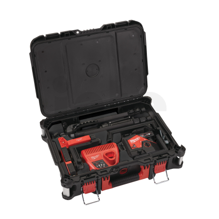 MILWAUKEE Sada laseru M12™ 360° se zeleným paprskem se 3 rovinami a příslušenství 4933478960