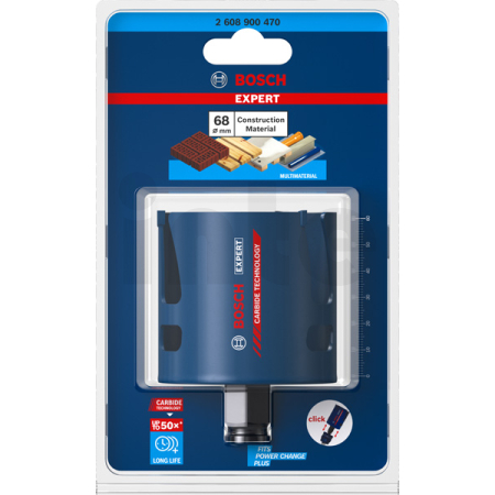 BOSCH Děrovka EXPERT Construction Material 68 × 60 mm 2608900470